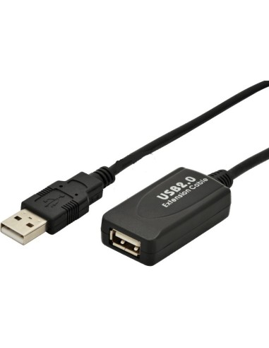 CABLE ALARGO USB 2.0  5M A/A M /H CON...