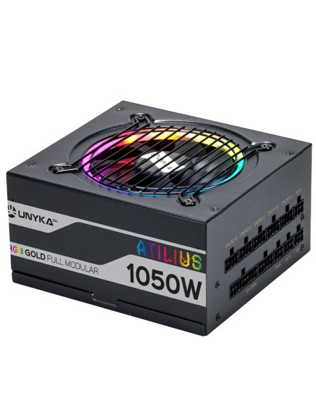 FUENTE 1050W/87.5A 12CM ATILIU S 90 EFICIENTE GOLD MODULAR RG PN: UK521207 EAN: 6974560220298   