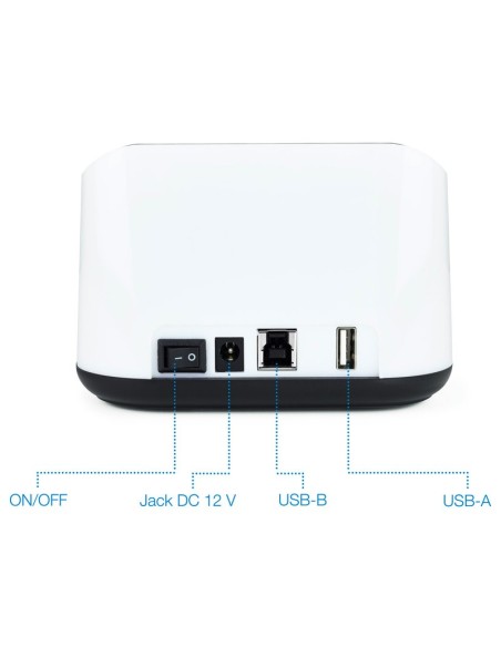 BASE HD 2.5/3.5" TOOQ    USB 2 NEGRO/BLANCO PN: TQDS-802BW EAN: 8433281006683   