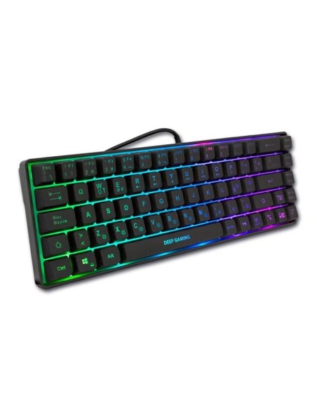 TECLADO USB DEEP GAMING TM065  MINI RGB PN: DG-TEC65-RGB EAN: 8436556141690   