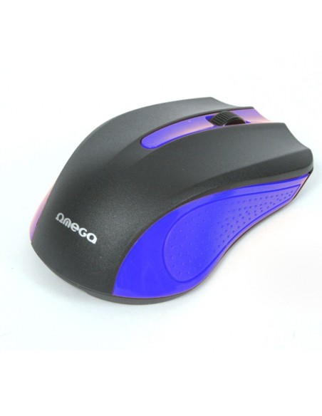 RATON USB OMEGA 1000 DPI AZUL  NEGRO PN: OM05BL EAN: 5907595417877   