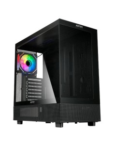 CAJA GAMING DANUBE SAVA H400   ATX ABYSM NEGRA SIN FUENTE...