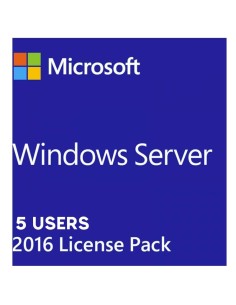 LICENCIA CAL 5 USUARIOS 2016   WINDOWS SERVER PN:...