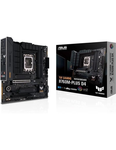 PB S-1700 PLUS B760M D4 TUF    GAMING RGB DDR4 M-ATX PN: 90MB1DI0-M0EAY0 EAN: 4711387005316   