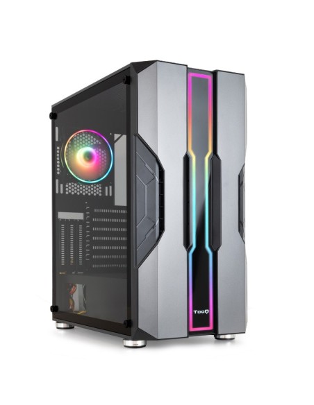 CAJA SEMITORRE ATX TOOQ        NIGHTCITY NEGRA PN: TQGCC103-B EAN: 8433281013643