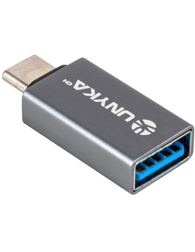 CONVERSOR TYPE-C MACHO A USB   3.0 HEMBRA NEGRO...