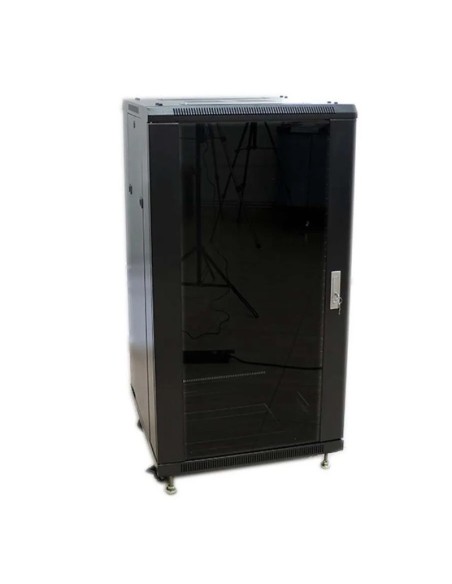 ARMARIO 22U 19" SUELO          60X80 PUERT. DELANT. CRIST. PN: RAC-22680-ST EAN: 8436539912842