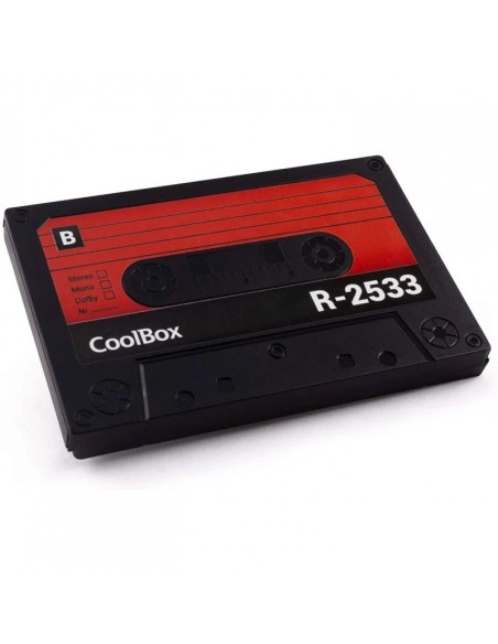 CAJA 2.5" USB 3.0 COOLBOX SLIM CHASE R-2533 SSD y HDD RETRO PN: COO-SCP2533-R EAN: 8436556142048