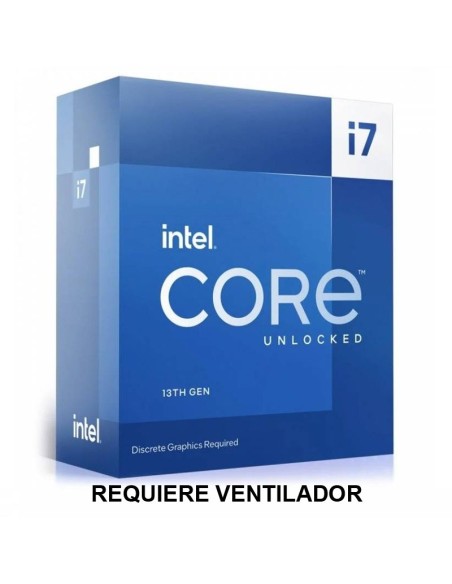 CPU INTEL S-1700 CORE I7-13700 K 3.4GHZ BOX SIN VENTILADOR PN: BX8071513700K EAN: 5032037258708   
