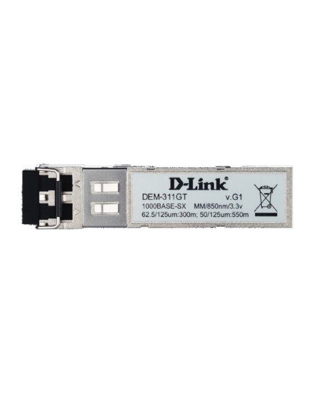 TRANSCEIVER DLINK DEM-311GT    MULTIMODO LC 3,3V HASTA 550M PN: DEM-311GT EAN: 790069248153    