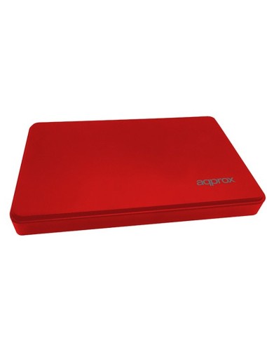 CAJA 2.5" USB 2.0 APPROX  ROJA 9.5mm ENCLOSURE...