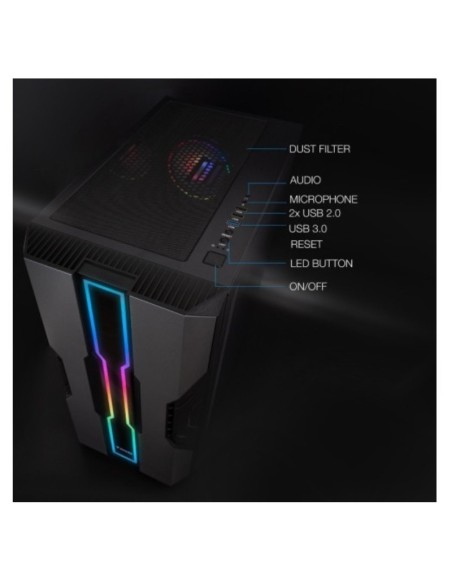 PCFG GDX ATX R5-5600X 16GB       1TB NVME RTX 5070 12GB FREE PN: GDX4685 EAN: 100000004685    