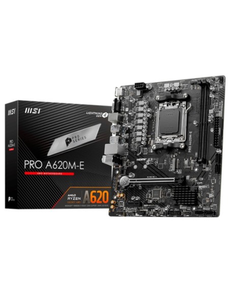 PB S-AM5 PRO A620M-E   MSI     DDR5 M-ATX PN: 911-7E28-012 EAN: 4711377093804   