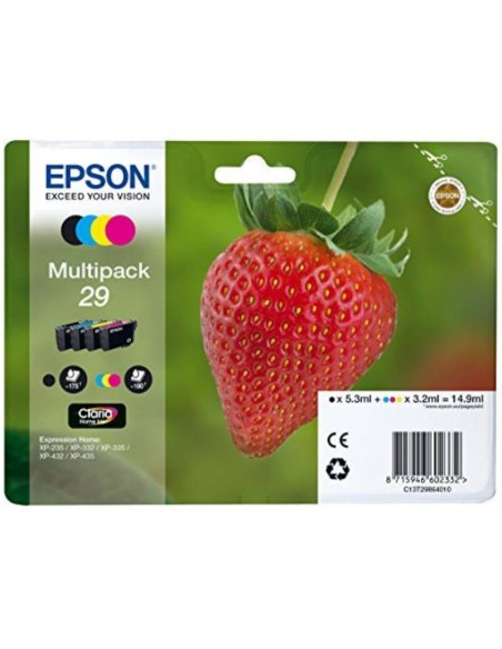 CARTUCHO EPSON MULTIPACK 29    4 COLORES PN: C13T29864012 EAN: 8715946626048   