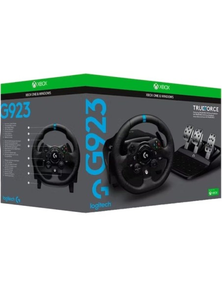 VOLANTE LOGITECH CON PEDALES   G923 TRUE FORCE PARA XBOX/PC PN: 941-000158 EAN: 5099206082816   