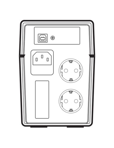 SAI 600VA RIELLO NPW 600 360W  CON SCHUKO PN:...