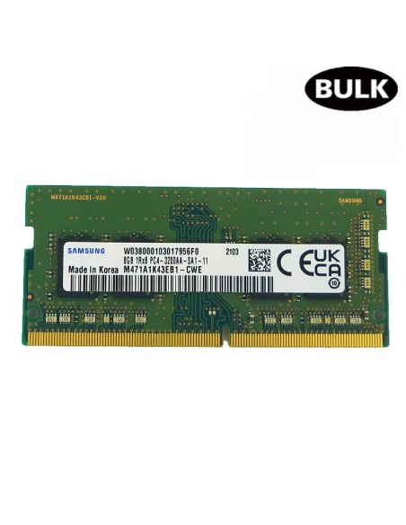 SODIMM DDR4 8GB/3200 SAMSUNG   BULK PN: M471A1K43EB1-CWE EAN: 1000000002331   
