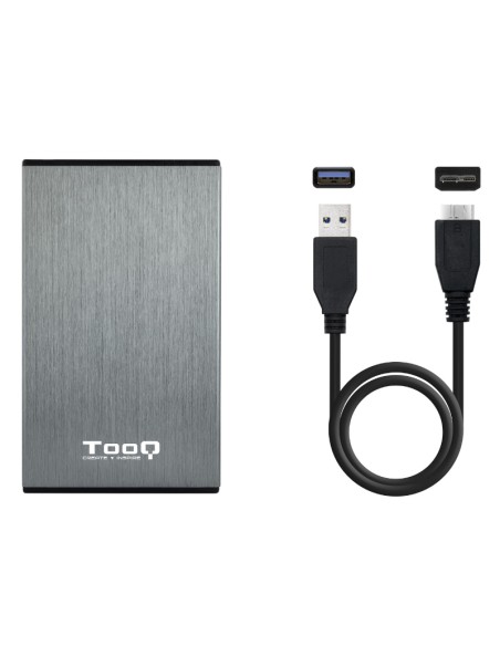 CAJA 2.5" USB 3.1 TOOQ    GRIS TQE-2527G PN: TQE-2527Q EAN: 8433281009646