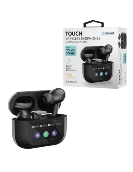 AURI + MIC BT WIRELESS OMEGA   CON BASE DE CARGA NEGRO PN: PM1005B EAN: 5907595461788   