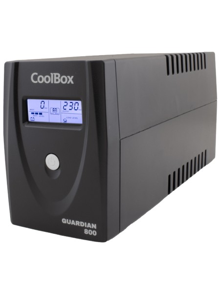SAI 800VA COOLBOX GUARDIAN 3   480W LCD NEGRO PN: COO-SAIGD3-800 EAN: 8436624420887   
