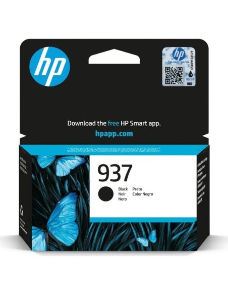 CARTUCHO HP 4S6W5NE 937 NEGRO PN: 4S6W5NE EAN: 196786147609