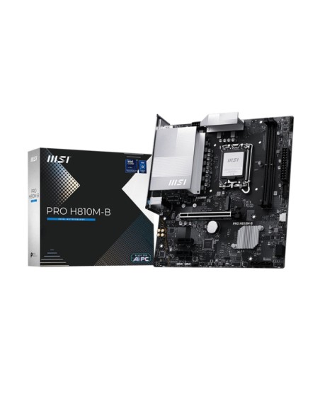 PB S-1851 H810M-B PRO  MSI     DDR5 MATX PN: 911-7E64-001 EAN: 4711377337977   