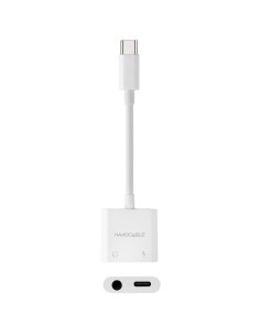 ADAPTADOR AUDIO NANOCABLE X1   USB TYPE C, X1 JACK BLANCO...