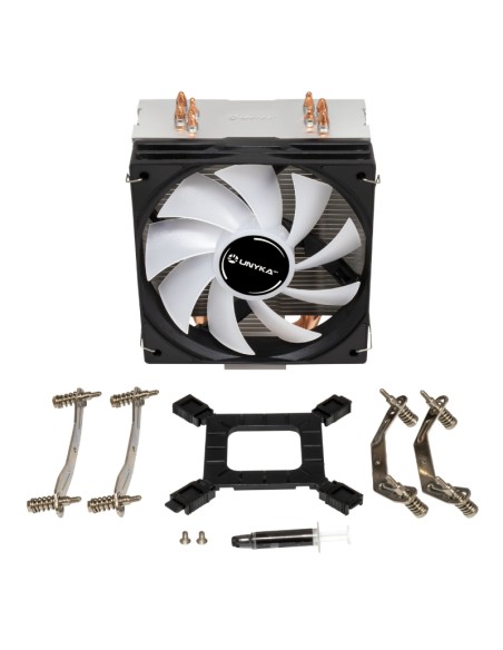 VENTILADOR Y DISIP. UNYKA      UNYCOOL H41 ARGB NEGRO PN: UK324012A EAN: 8436617921643   