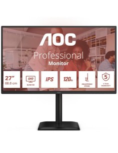 MONITOR   27" AOC IPS Q27E4U   QHD MULTIMEDIA NEGRO PN:...