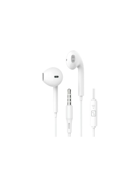 AURI + MIC 3.5MM 1.2 M EIGHTT  BLANCO PN: EAUR-W2J EAN: 8425402168820   