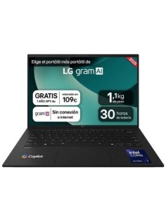 PORTÃíTIL LG GRAM 14ZD90T-G.AX 8B INTEL CORE ULTRA...