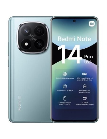SMARTPHONE XIAOMI REDMI NOTE 14 PRO+ 12GB/ 512GB/ 6.67"/ 5G/ AZUL