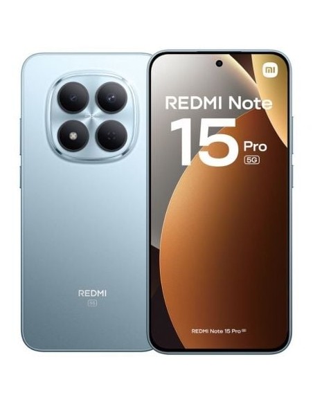 SMARTPHONE XIAOMI REDMI NOTE 15 PRO 12GB/ 512GB/ 6.83"/ 5G/ AZUL GLACIAL