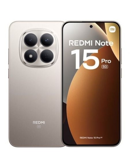 SMARTPHONE XIAOMI REDMI NOTE 15 PRO 12GB/ 512GB/ 6.83"/ 5G/ TITANIO