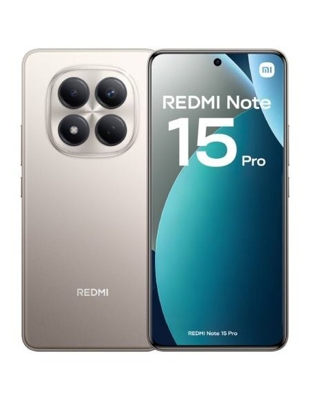SMARTPHONE XIAOMI REDMI NOTE 15 PRO 8GB/ 256GB/ 6.83"/ TITANIO