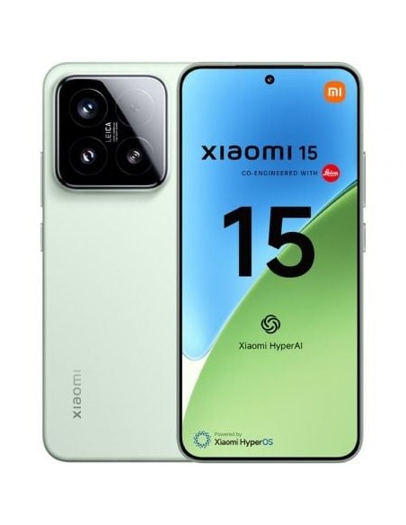 SMARTPHONE XIAOMI 15 NFC 12GB/  512GB/ 6.36"/ 5G/ VERDE PN: MZB0ITWEU EAN: 6932554406035   