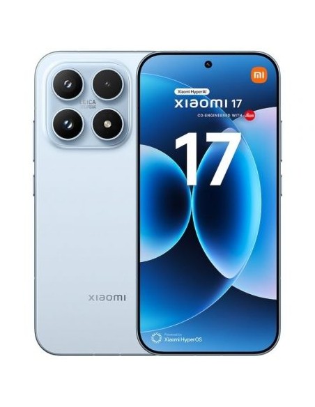 SMARTPHONE XIAOMI 17 12GB/ 512 GB/ 6.3"/ 5G/ AZUL PN: MZB0MLWEU EAN: 6932554483418   
