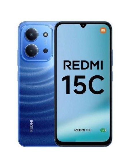 SMARTPHONE XIAOMI REDMI 15C 4G B/ 256GB/ 6.9"/ AZUL PN: MZB0LIEEU EAN: 6932554458218   