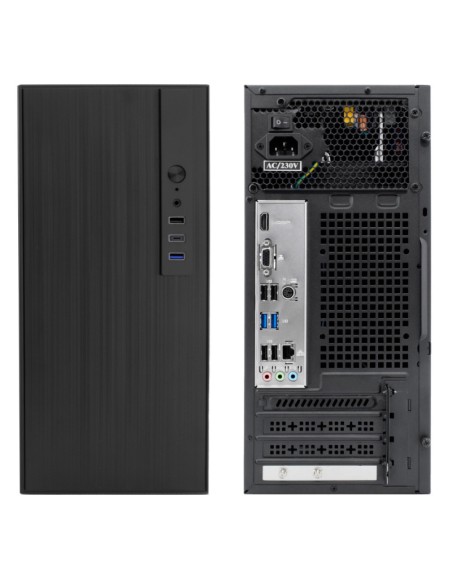 CAJA MATX COOLBOX M460 NEGRO   CON FUENTE 500W PN: COO-PCM460-1 EAN: 8436624423314   
