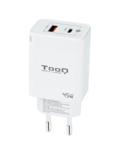 CARGADOR  5V ENCHUFE TOOQ 1 X  TYPE C X 1 USB A...