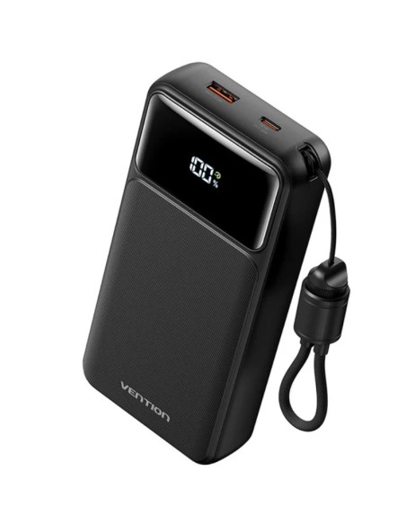 POWERBANK 20000 MAH VENTION    TIPO C Y TIPO A , NEGRO PN: XGYB0-40-TY EAN: 6922794797703   