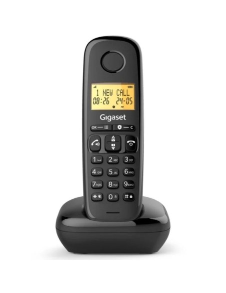 TELEFONO FIJO GIGASET BASIC    100 NEGRO PN: S30852-H3206-D20 EAN: 4255781905617   