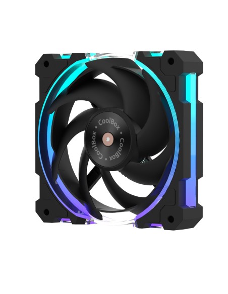 VENTILADOR 12CM GAMING COOLBOX X12 RING ARGB PN: COO-VA12-04ARB EAN: 8436624423529   