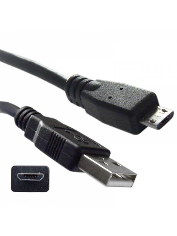 CABLE USB 2.0  1.8M A MICRO-B  USB  MACHO NEGRO