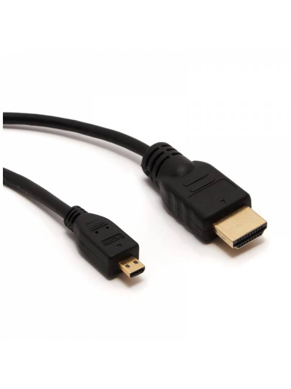 CABLE HDMI A MICRO-D 1.8       V 1.4 PN: HDMI A MICRO 1.8 EAN: 1000000000171
