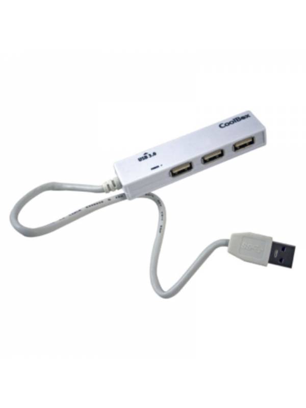 HUB 4 PTOS USB 3.0 COOLBOX     (1 X USB 3.0 y 3 X USB 2.0) PN: HUBCOO413 EAN: 8437013799270