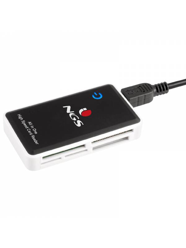 LECTOR EXT. NGS SD/MICRO SD    USB 2.0 NEGRO PN: MULTIREADERPRO EAN: 8436001305356