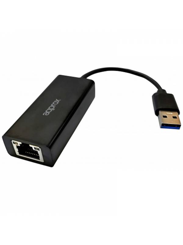 TARJ.RED USB 3.0 A ETHERNET GI BIT  NEGRO
