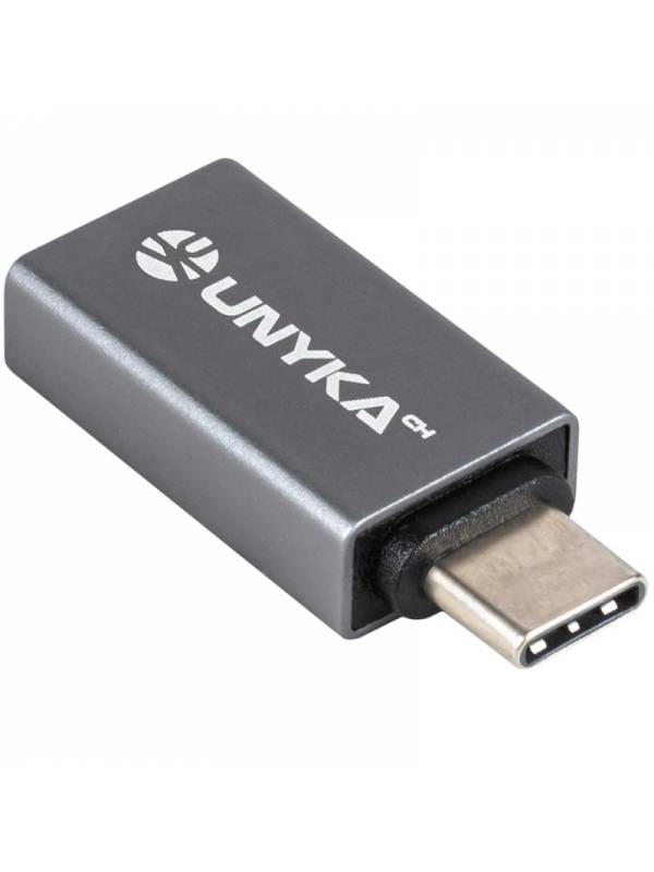 CONVERSOR TYPE-C MACHO A USB   3.0 HEMBRA NEGRO PN: 53155 EAN: 6940533544654