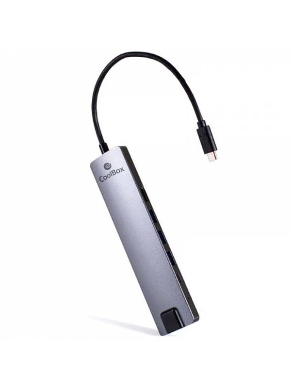 MINI DOCK USB TYPE C COOLBOX   USB 3.0, LAN, HDMI, SD, MSD
